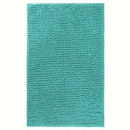 Chenille Bath Rug Extra Thick Bathroom Mat, Multiple Sizes & Colors for Entryways, Bedrooms and Living Spaces