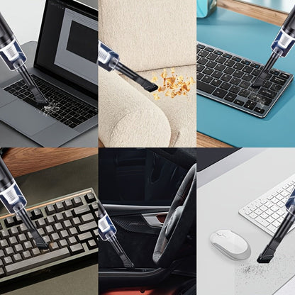 Mini Vacuum Cleaner Wireless Charging with Strong Suction – Portable Cordless Handheld Cleaner for Computer Keyboard, Car & Home