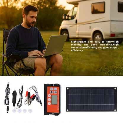 600W Solar Panel Kit with Battery Charge Controller – 36V Off-Grid Power for Car, Caravan, RV & Outdoor Use