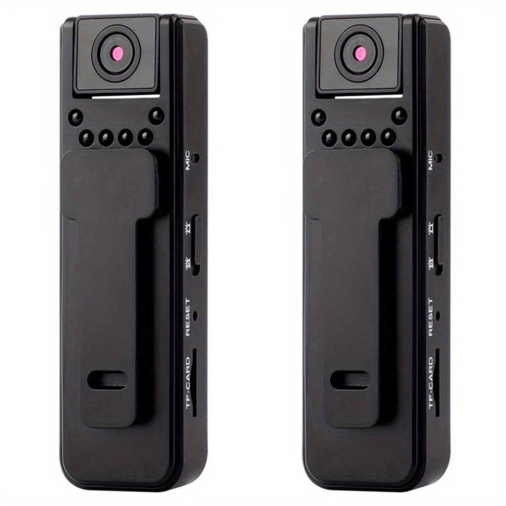 HD Night Vision Body Camera Portable Clip-On Wearable Sports Action Cam with Wide Angle Lens for an Everyday Personal Care Routine