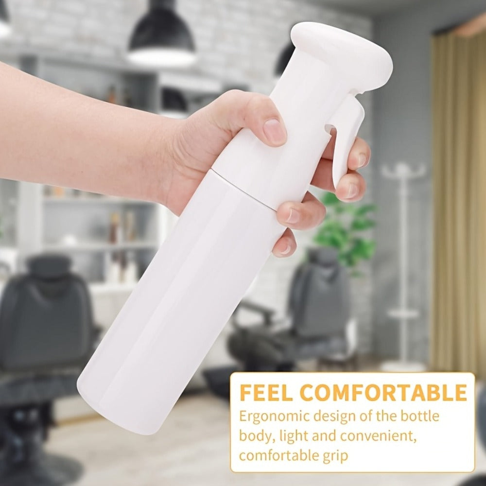 Fine Mist Spray Bottle 300ml 10oz Refillable Fragrance-Free Plastic Sprayer for Hair Styling Salon Barber Gardening Plant Watering Cleaning