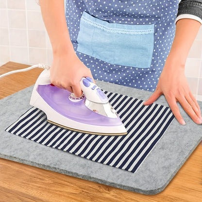 Ironing Pad Heat Resistant Felt Ironing Mat Portable Ironing Board Cover for Tabletop for Entryways, Bedrooms and Living Spaces