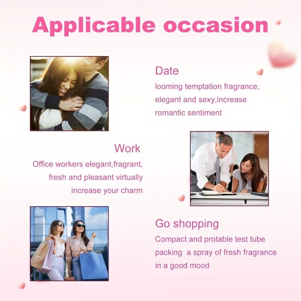 100ml/3.38oz Women's Perfume Spray for Hair & 1Body - Cherry Blossom Eau de Toilette, Floral Scent with Fragrance