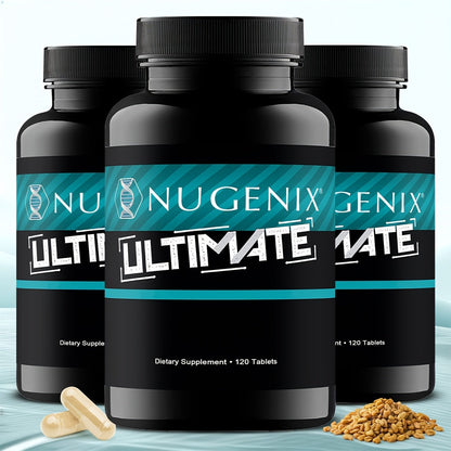 Men's Vitality Supplement Capsules, Nugenix Ultimate Formula for Testosterone Support, Male Energy & Strength