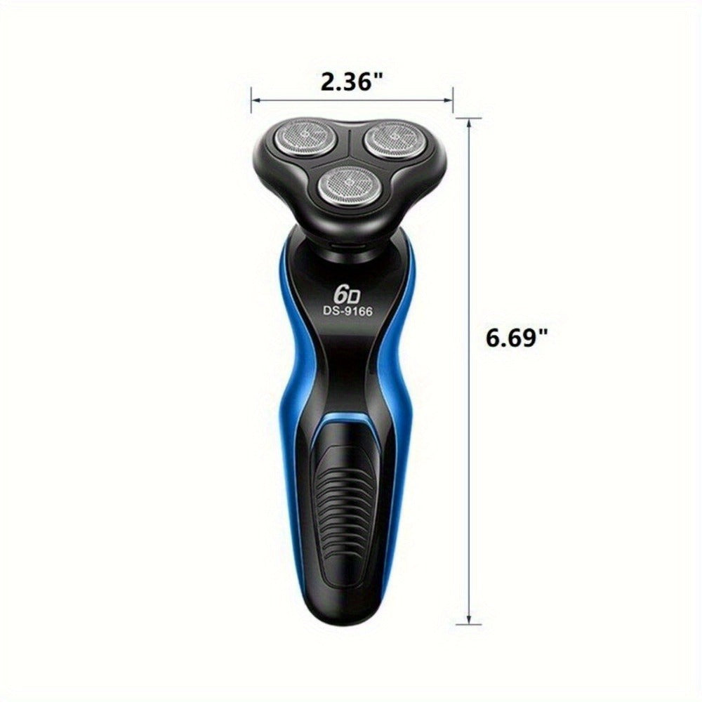 Electric Shaver 4-in-1 Men’s Razor and Beard Trimmer Kit with USB Rechargeable Power for Wet/Dry Use