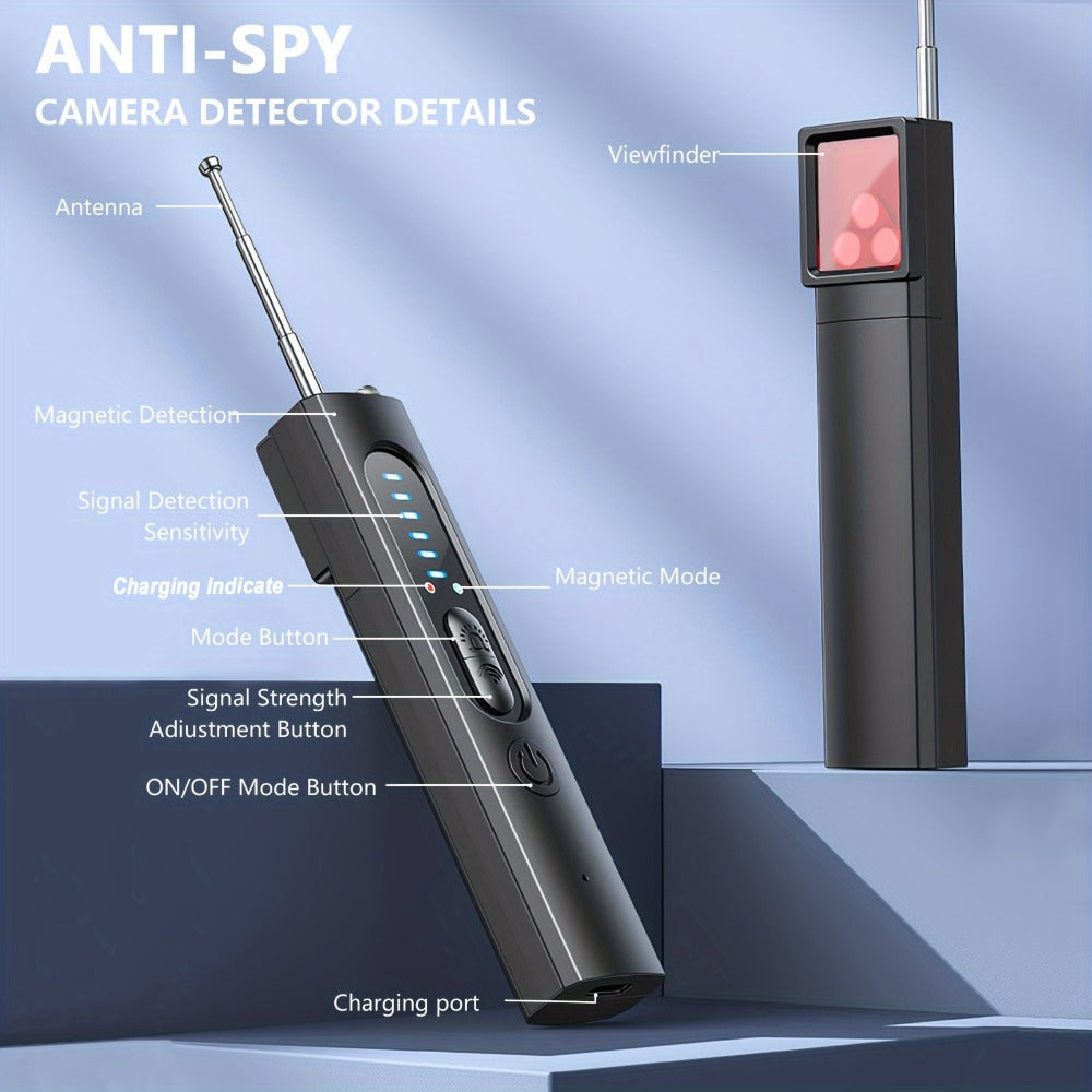 Hidden Camera Detector & Anti-Spy Bug Detector for an Everyday Personal Care Routine, with the Listed Configuration