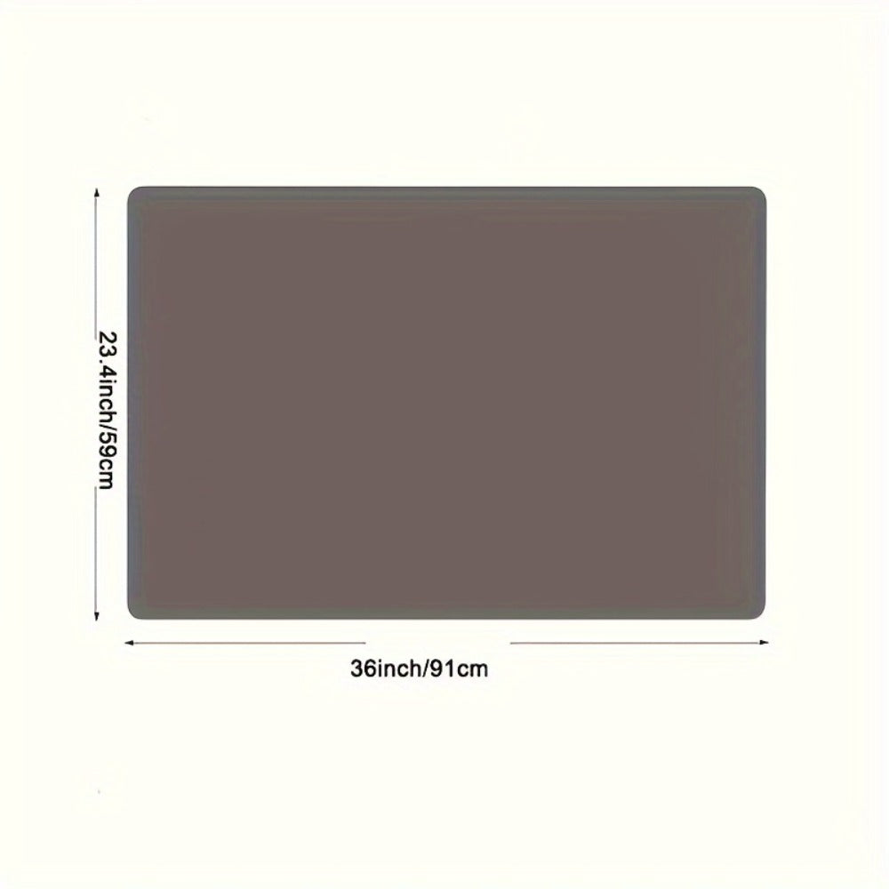 Kitchen Counter Mat Heat Resistant Countertop Protector Pad Extra Large Cuttable Mat for Home Cooking, Dining and Outdoor Meals