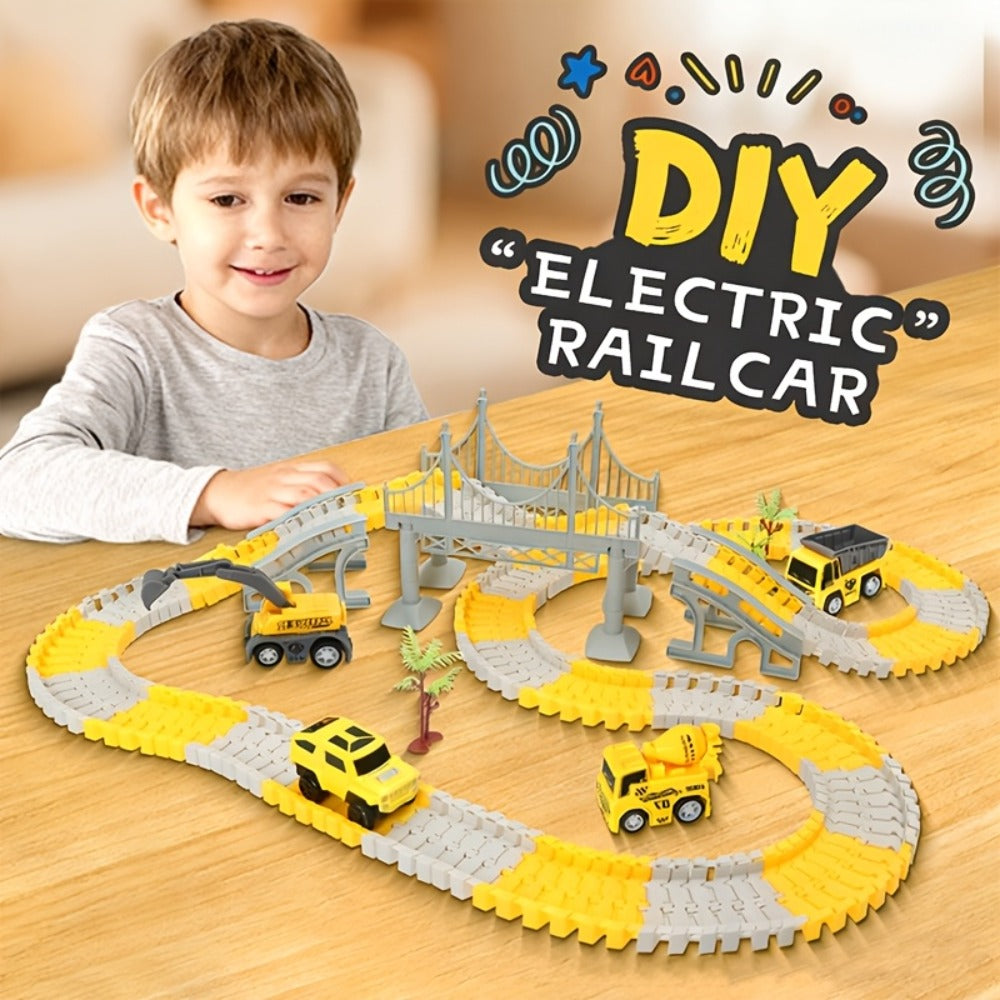 Roller Coaster Track Set 467pcs for Kids Ages 3 4 5 6 7 8 with the Listed Color, Size or Set Options for Everyday Use