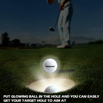 LED Golf Balls Glow in the Dark, Ultra-Bright 3-LED Night Golf Balls with 8-Min Reset Timer & Mesh Bag