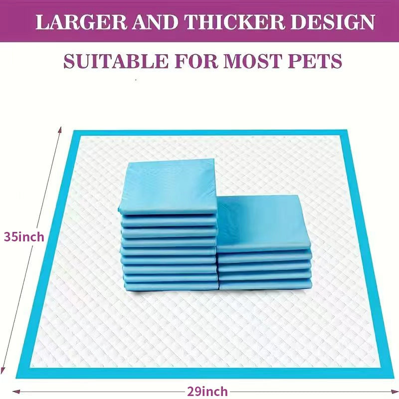 XXXL Dog Pee Pads 6-Layer Odor Control – Buy 80 Get 20 Free, Oversized Disposable Urine Pads for Large Dogs, Senior Dogs & Puppies