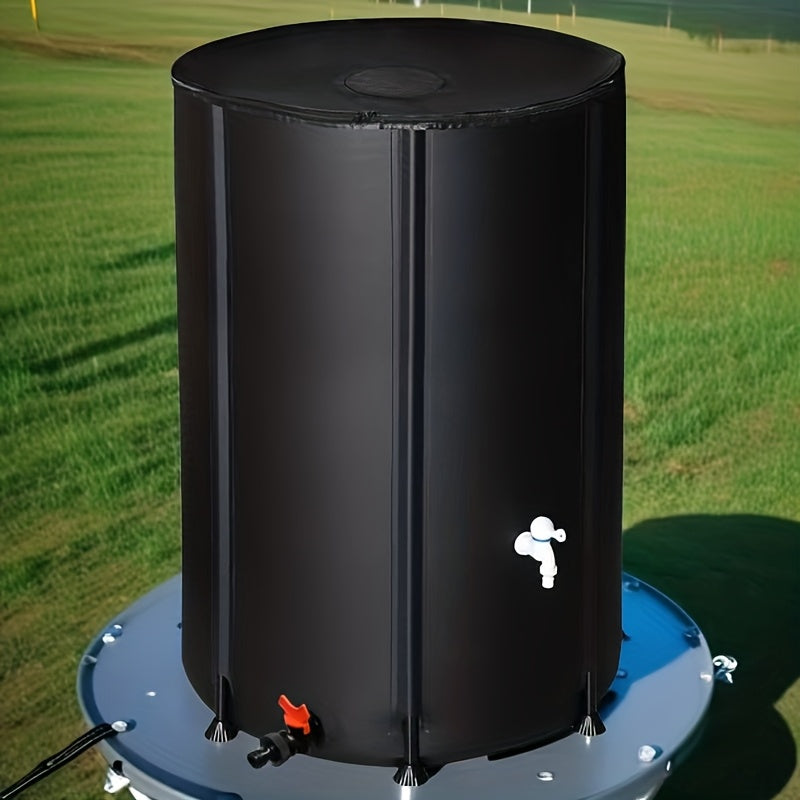 Collapsible Water Tank Large Capacity – Foldable Rainwater Collection System, Drinking Water Safe, 52 to 200 Gallon Options for Irrigation