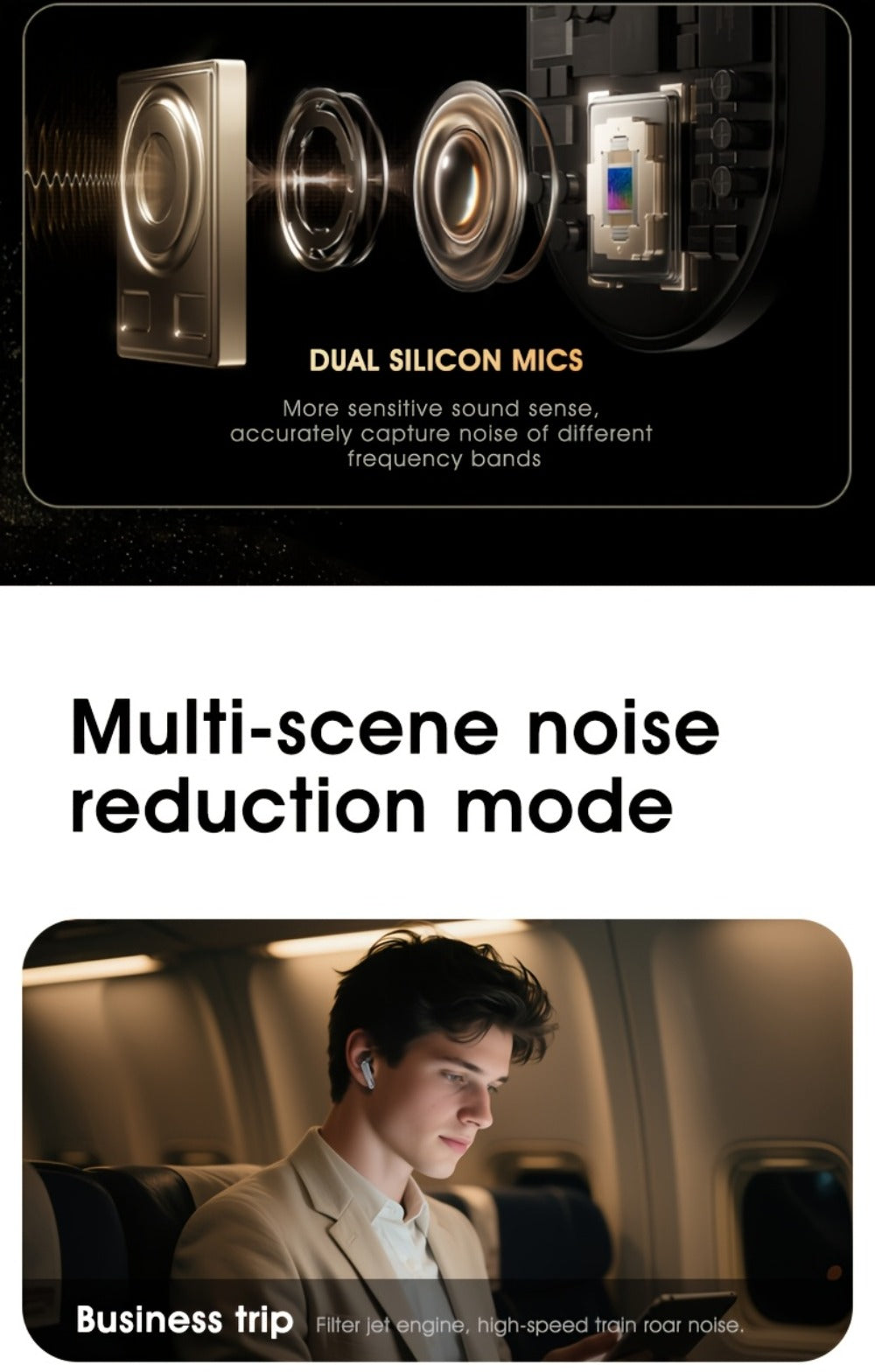 Wireless Earbuds Acer Mini Bluetooth 5.4 with Touch Controls, Call Noise Reduction Mic and Three Colors
