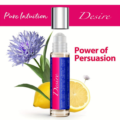 Pheromone Perfume Oil for Women Alcohol-Free Floral Fruity Attract Fragrance 0.34 oz - Unisex Roll-On Cologne Oil