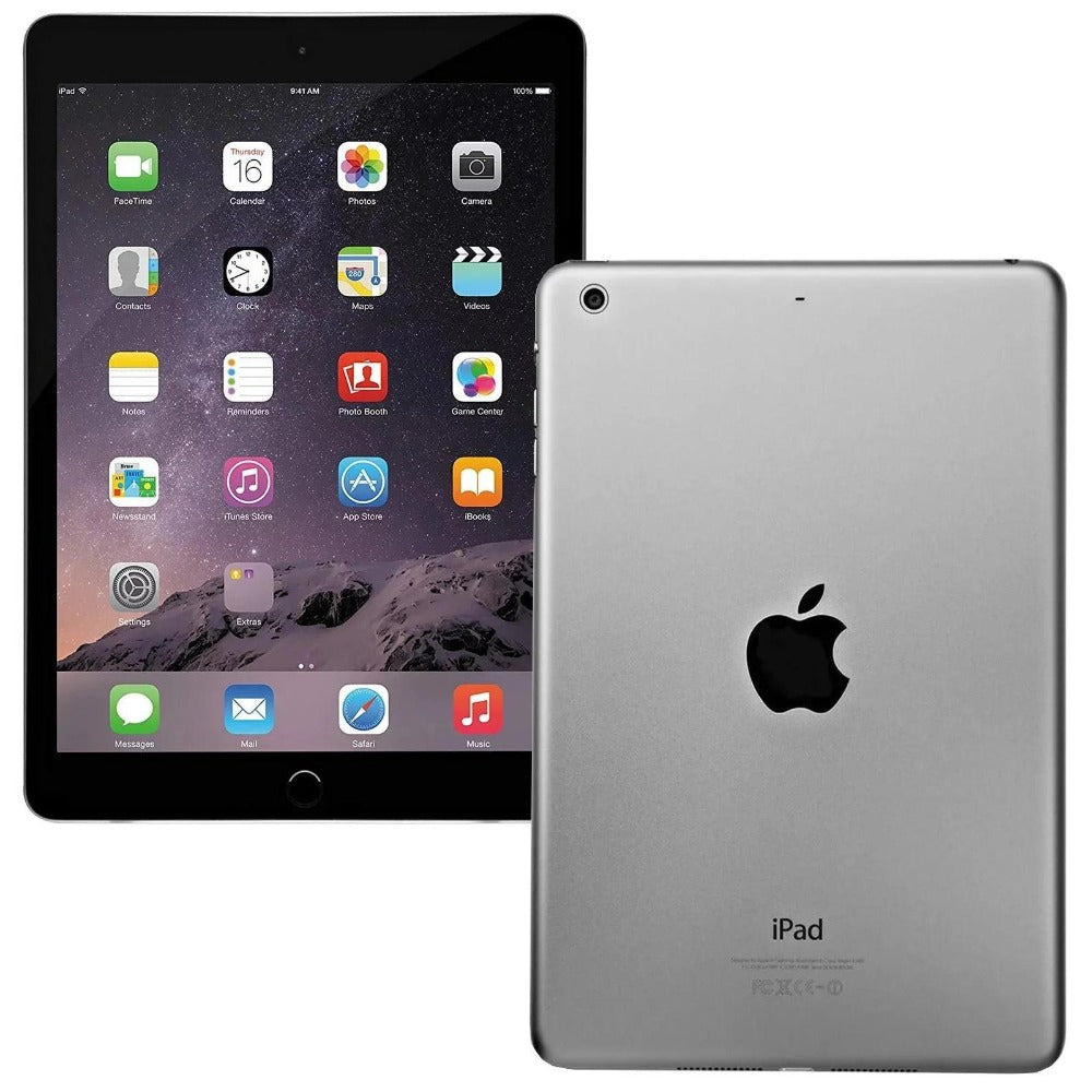 Refurbished iPad Air 1st Generation 16GB Wi-Fi Space Gray, 9.7" Retina Display Apple A7 Chip 8600mAh Battery