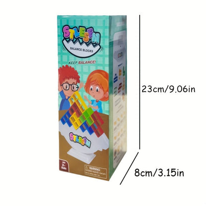 Balancing Stacking Blocks Game Set with the Listed Color, Size or Set Options for Everyday Use