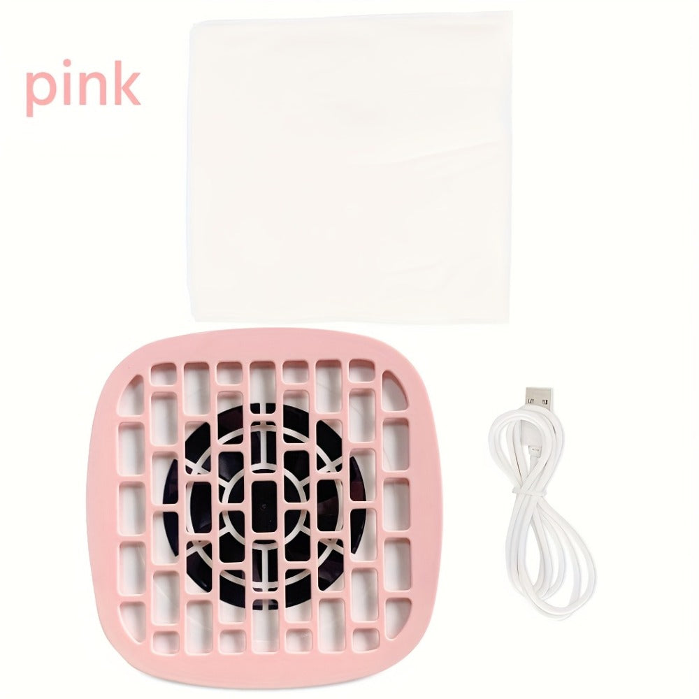 Nail Dust Collector Mini USB Electric Vacuum Cleaner with 10 Filter Pads & Strong Suction, Portable Nail