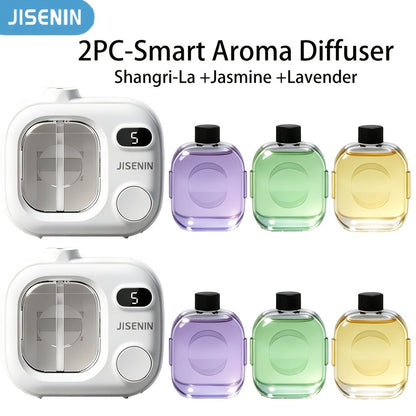 Essential Oil Diffuser Waterless Hanging Diffuser 5 Spray Modes 500mAh Rechargeable for Home Cooking, Dining and Outdoor Meals