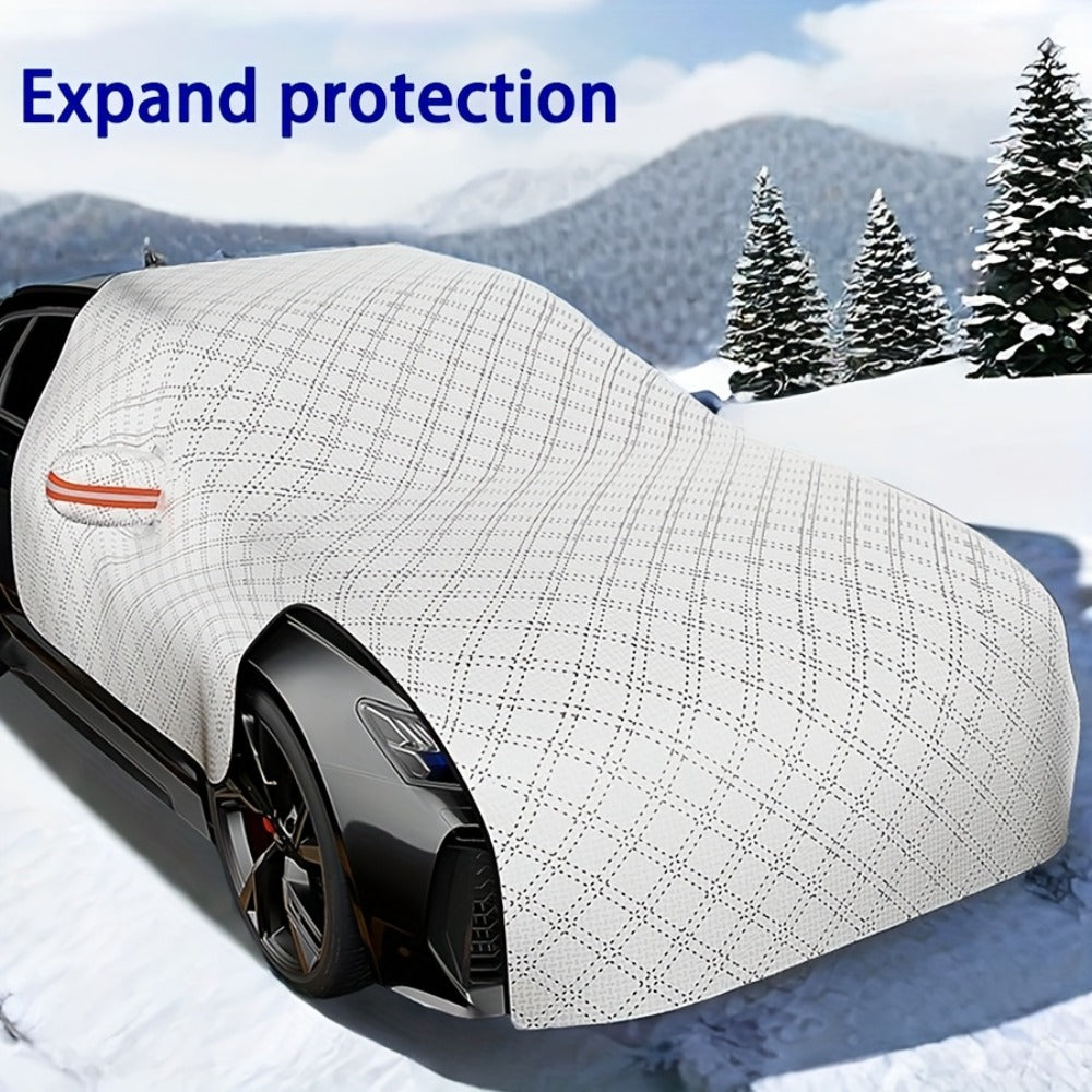 Windshield Snow Cover Frost Guard – Thickened Universal Car Front Window Snow Shield, All-Season Sun Shade Ice Frost Protection Cover