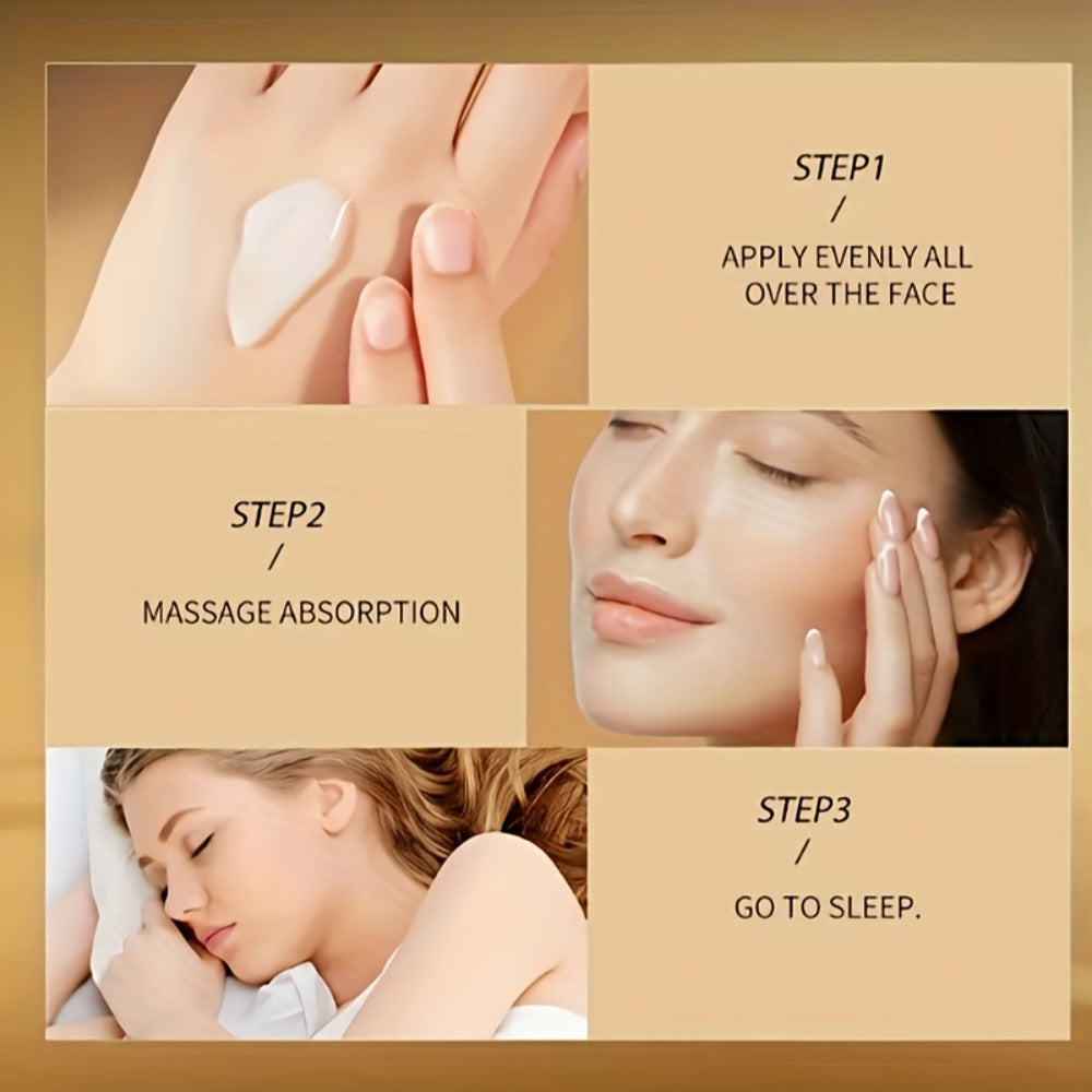 Collagen Sleep Facial Mask 40 Pack Overnight Skin Care Mask 4g Each Face Mask for All Skin Types Nourishing Gift Set Women