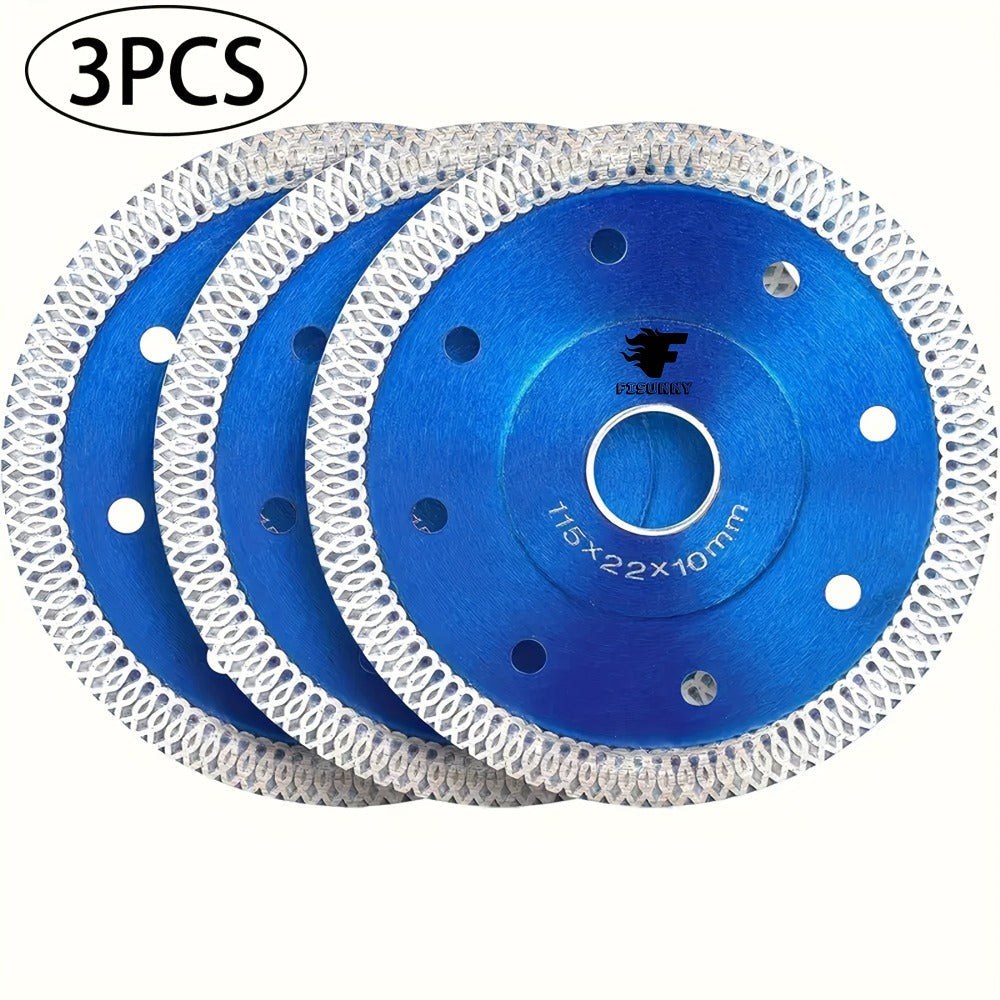 Diamond Saw Blade 4-1/2 Inch 3-Pack X-Teeth Ultra Thin Dry Wet Cut for Porcelain Ceramic Tile for an Everyday Personal Care Routine