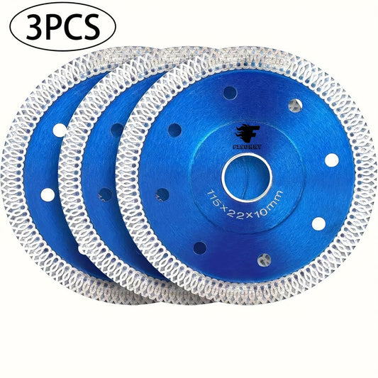 Diamond Saw Blade 4-1/2 Inch 3-Pack X-Teeth Ultra Thin Dry Wet Cut for Porcelain Ceramic Tile for an Everyday Personal Care Routine