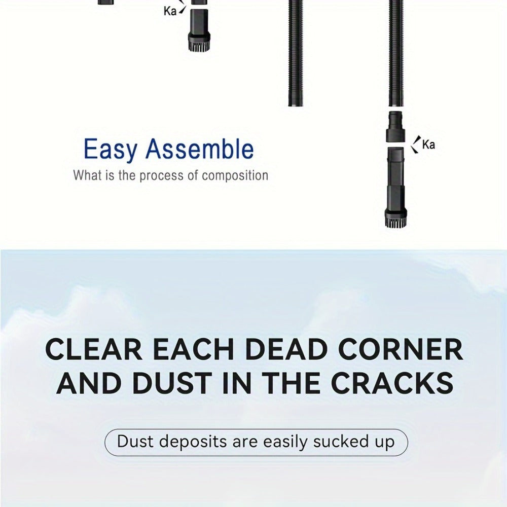 Model 901 Cordless Car Vacuum Cleaner with 5000Pa Source Rating, USB Charging, One-Button Bin and Six Finishes