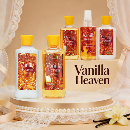 Vanilla Body Lotion Set with Glycerin – Nourishing Moisturizer for Women & Men, Lasting Vanilla Fragrance