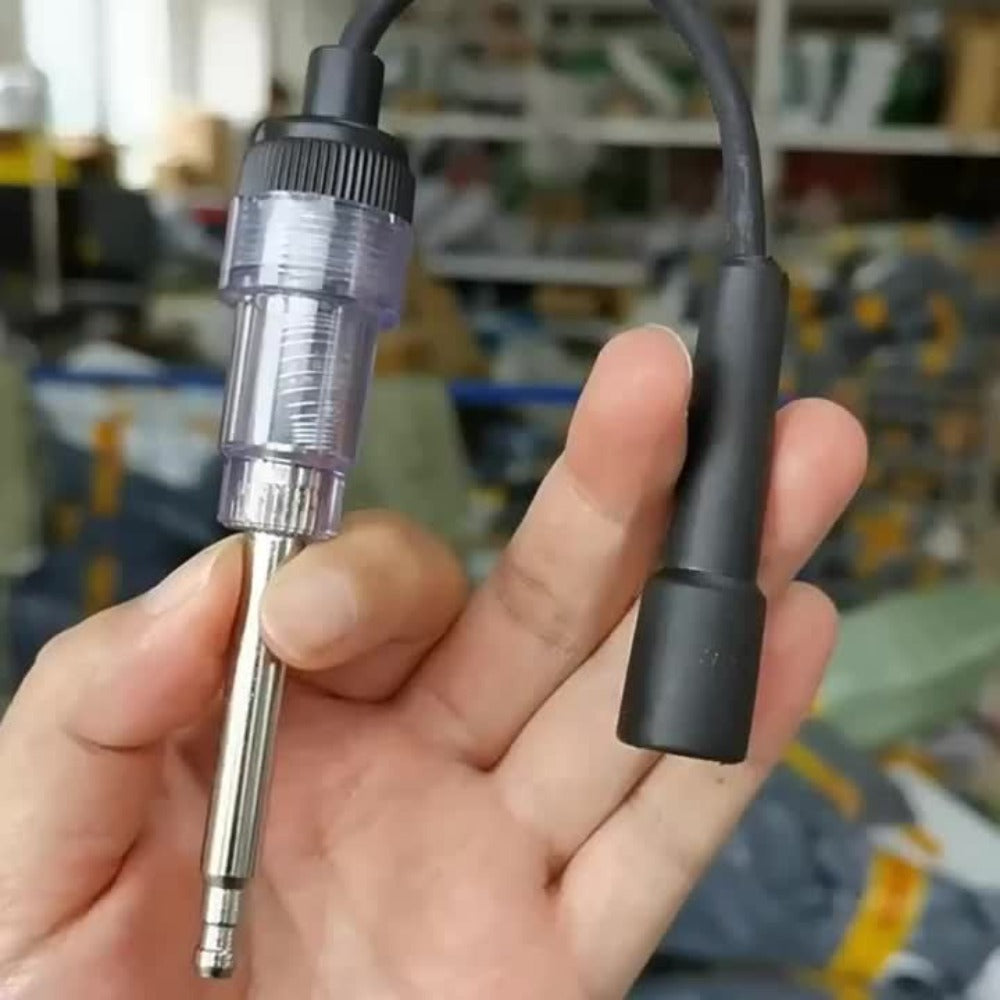 Spark Plug Tester 3-Pack – Automotive Diagnostic Tool with Glowing Bulb Indicator for Cars, Lawnmowers & Small Engines