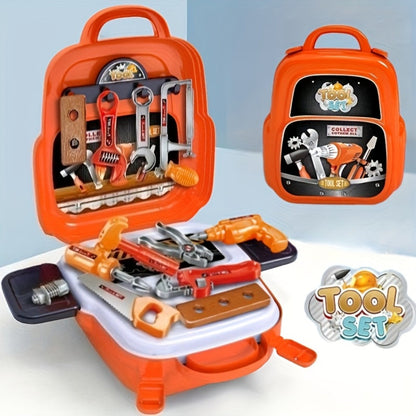 Kids Tool Backpack Set 22pcs for Boys, Pretend Play Home Tool Kit with the Listed Color, Size or Set Options for Everyday Carry
