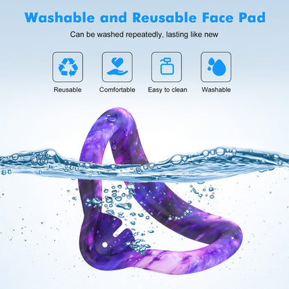 Meta Quest 3S Silicone Cover Set - VR Face Cover Shell Controller Grip Case Camera Lens Protector for an Everyday Personal Care Routine