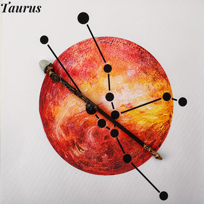 Zodiac Crystal Magic Wand with Gift Box – Handmade Astrology Wand All 12 Signs Aries Taurus Gemini Cancer Leo Virgo Libra Scorpio