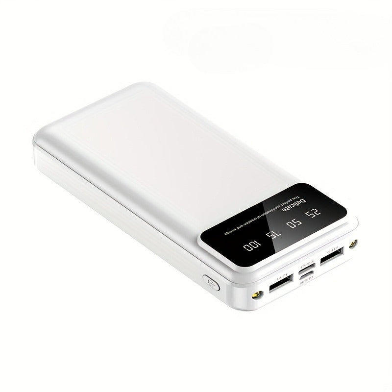 65000mAh Portable Power Bank with LED Display USB Charger for iPhone 17 16 15 14 13 12 11 XS Android Phones Tablets