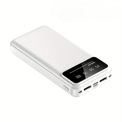 65000mAh Portable Power Bank with LED Display USB Charger for iPhone 17 16 15 14 13 12 11 XS Android Phones Tablets