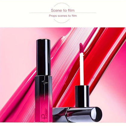 Semi-Matte Liquid Lip Color in Six Numbered Shades with 9.3cm Gradient Tube and Wand Applicator