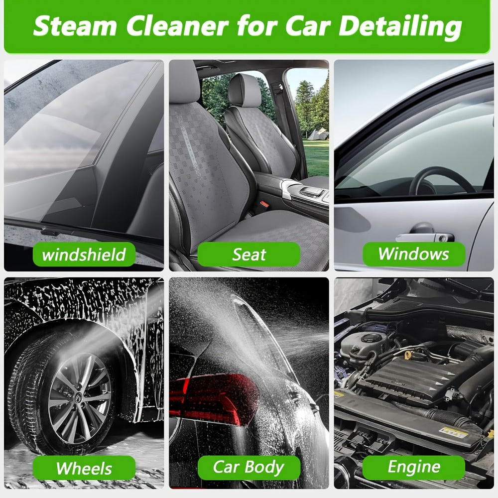 Steam Cleaner 1500W 1.6L Tank Model with 3-Level Hand Control, 221°F Steam and Multi-Tool Kit