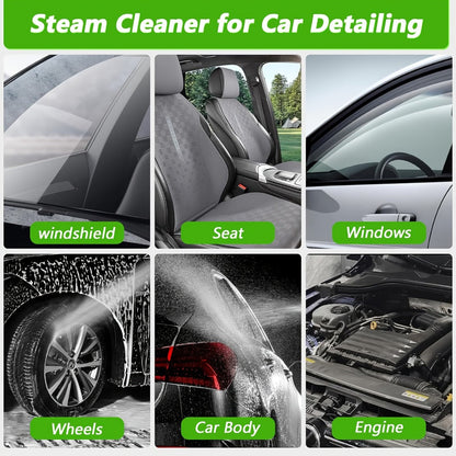Steam Cleaner 1500W 1.6L Tank Model with 3-Level Hand Control, 221°F Steam and Multi-Tool Kit