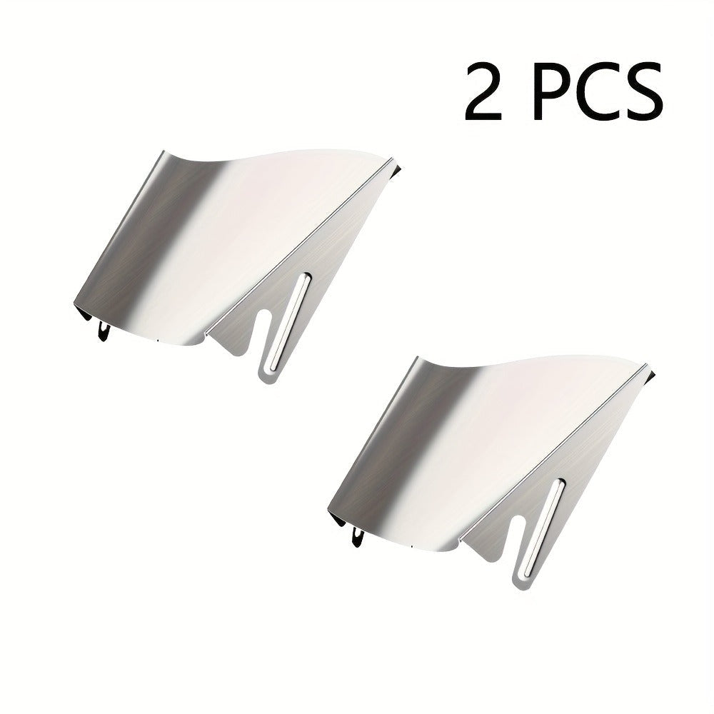 Stand Mixer Pouring Chute Stainless Steel – Dishwasher Safe Pouring Shield for KitchenAid Tilt-Head & Bowl-Lift Models