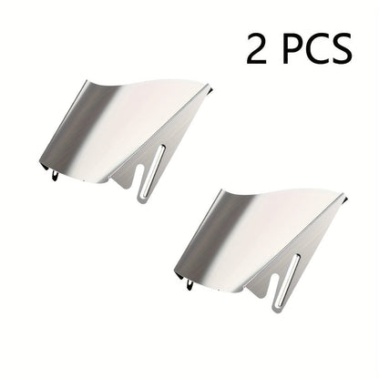Stand Mixer Pouring Chute Stainless Steel – Dishwasher Safe Pouring Shield for KitchenAid Tilt-Head & Bowl-Lift Models