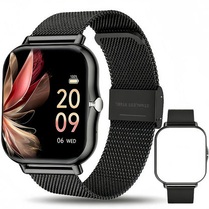 Smartwatch with Calling, Heart Rate and Sleep Displays, Sport Modes and Magnetic Charging for Daily Wear