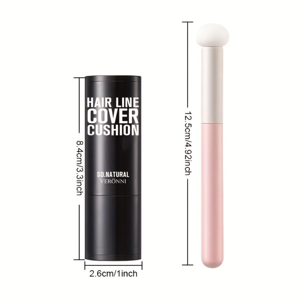 Root Touch Up Powder Stick with Brush – Instant Hair Root Concealer & Eyebrow Filler | Concentrated Paste Formula for Targeted Gray Coverage