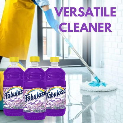 All Purpose Cleaner Lavender Scent 3 Pack (16.9 Fl Oz Each), Fabuloso Multi-Surface Floor Cleaner with Calming Lavender Fragrance