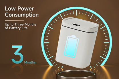 Motion Sensor Trash Can Touchless, Smart Hands-Free Trash Bin with Sealing Lid & Odor-Blocking Technology