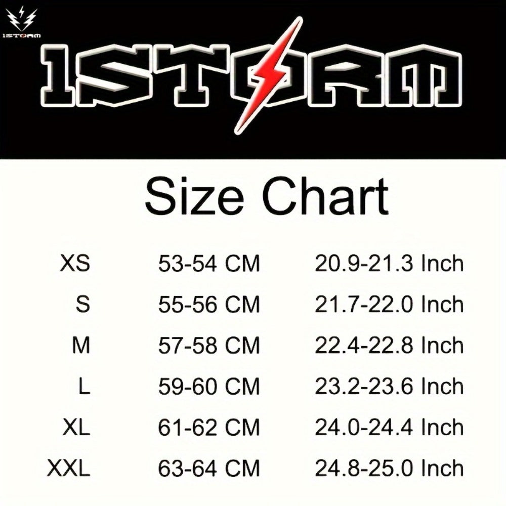 Motorcycle Helmet 1STORM Half-Shell with Retractable Smoked Visor, Five Graphic Styles, S-XL Sizes and Quick-Release Strap