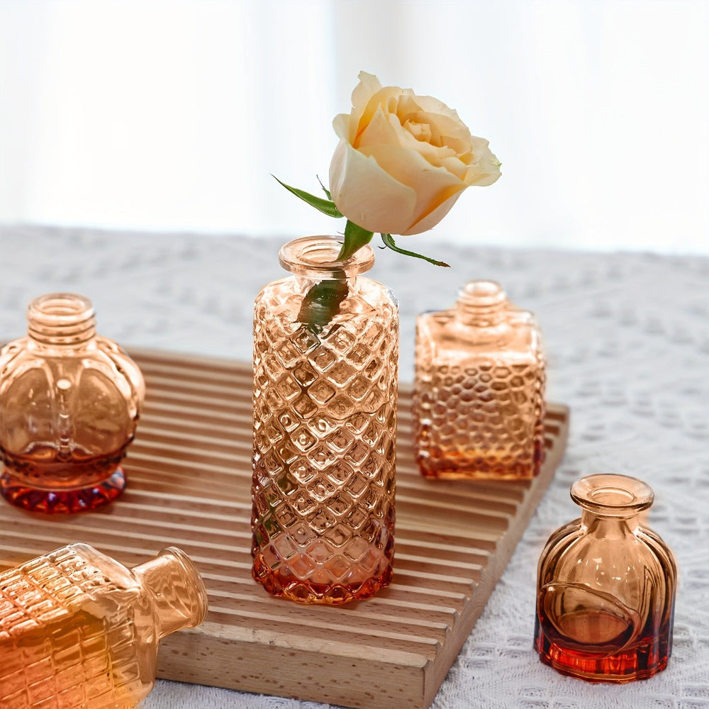 Mini Bud Vases 36pcs – Clear Small Flower Vases for Wedding Centerpieces Birthday Party Anniversary Home Table Decoration