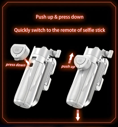 One-Click Release Selfie Stick Tripod 16 Inch Extendable with Wireless Bluetooth Remote & 360° Rotating Bracket