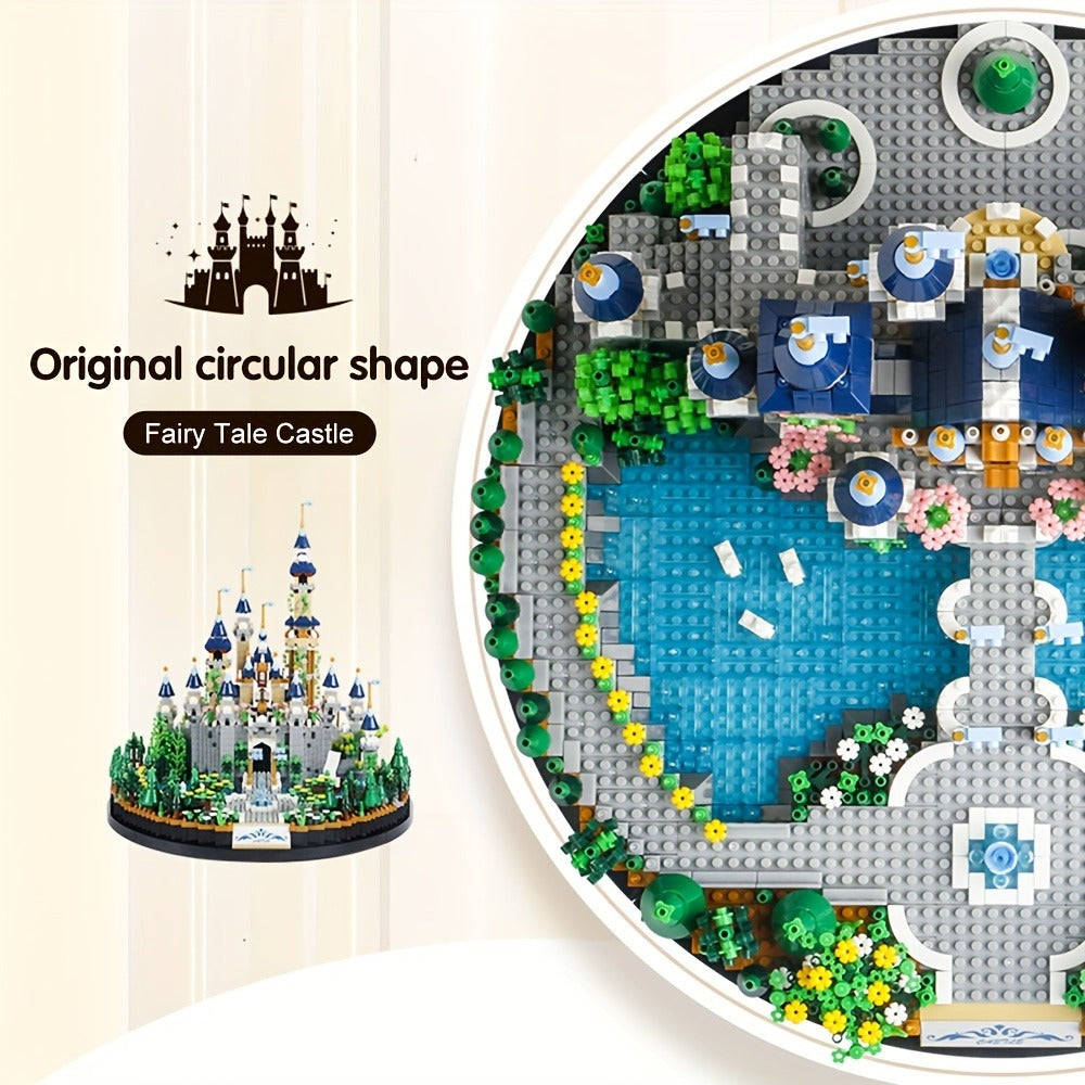 3600PCS Princess Castle Building Blocks Fairytale Palace STEM Micro Brick Architecture Kit for Girls Ages 8+
