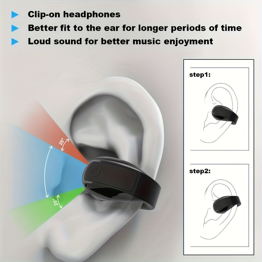 Wireless Earbuds Lightweight In-Ear with Call Noise Reduction, Type-C Charging and Black Color Choice