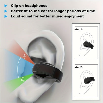 Wireless Earbuds Lightweight In-Ear with Call Noise Reduction, Type-C Charging and Black Color Choice