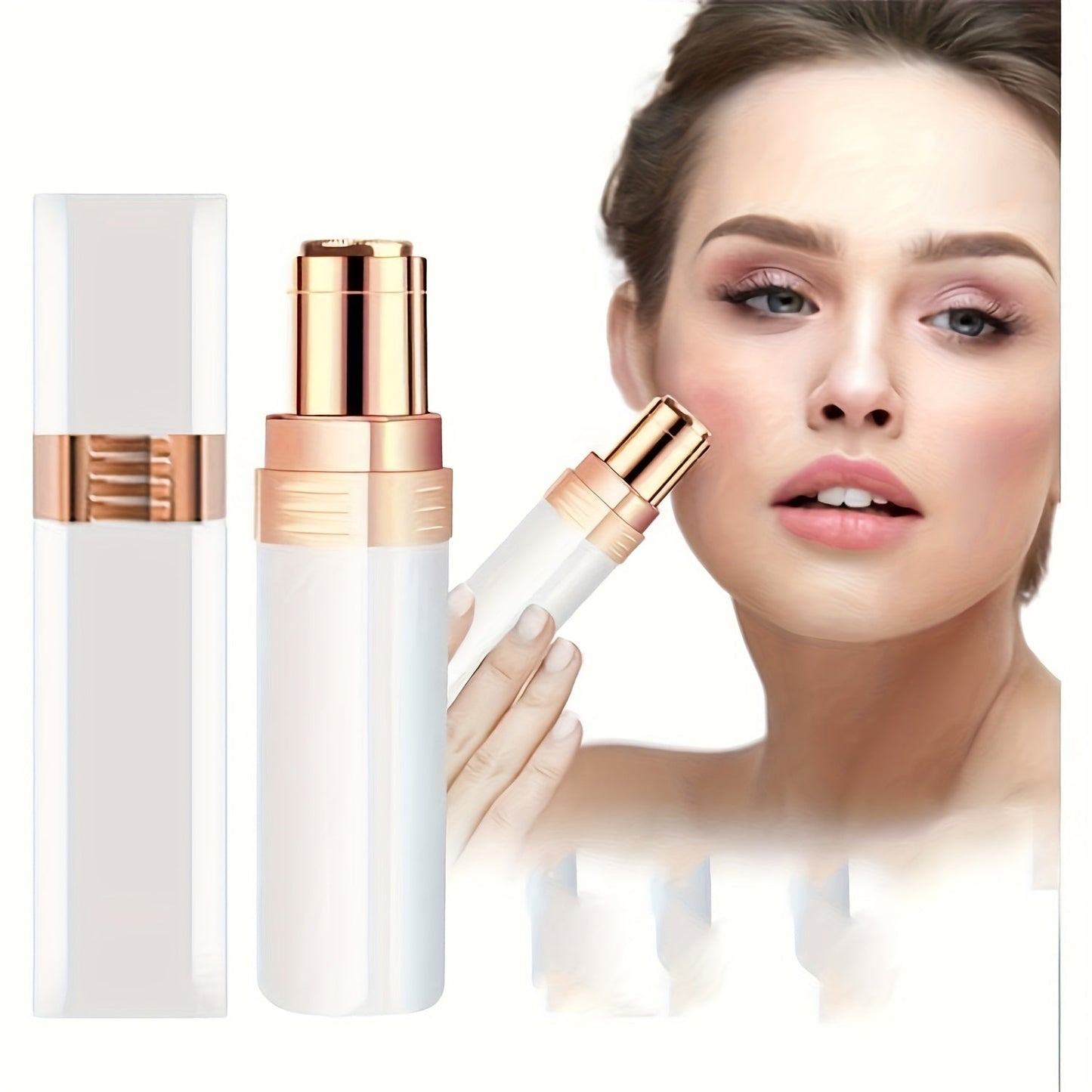 Painless Electric Facial Epilator for Women – Face & Body Hair Remover for Upper Lip Chin Cheeks Peach Fuzz