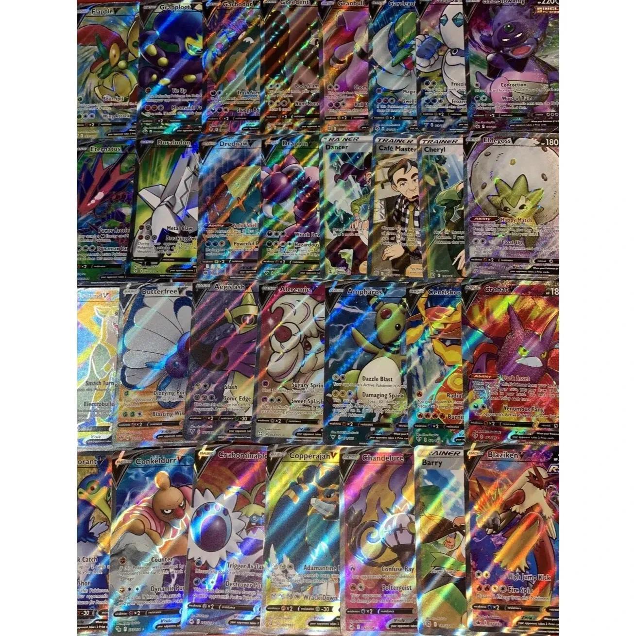 Trading Card Game 100-Card Character Assortment from Mixed Sets for Sorting, Trading and Binder Projects